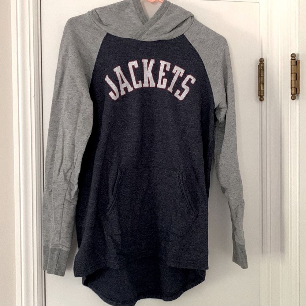 Homage Columbus Blue Jackets women’s tunic hoodie - Large